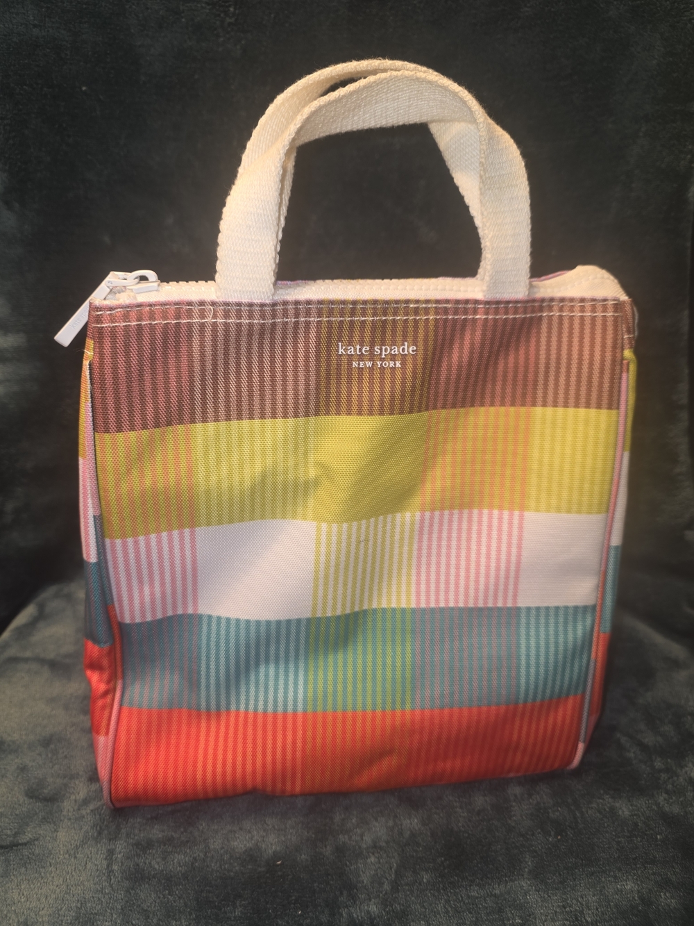 kate spade Multicolor Striped Lunch Tote Bag